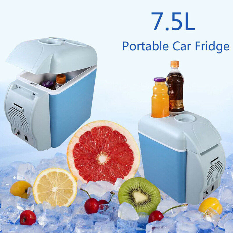7.5L 12V DC Car Cooler Coolbox Hot Cold Portable Electric Cool Box NEW