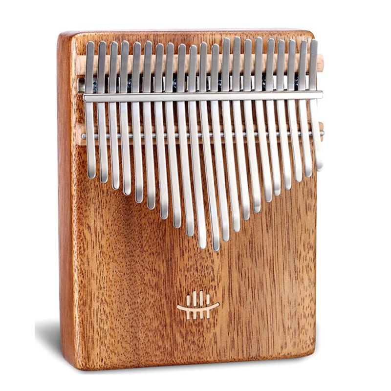 Kinbelle Kalimba 21 Keys Thumb Piano Upgraded version with Study Instruction and Tune Hammer Gift for Kids Adult Beginners Portable Solid African Wood Finger Piano