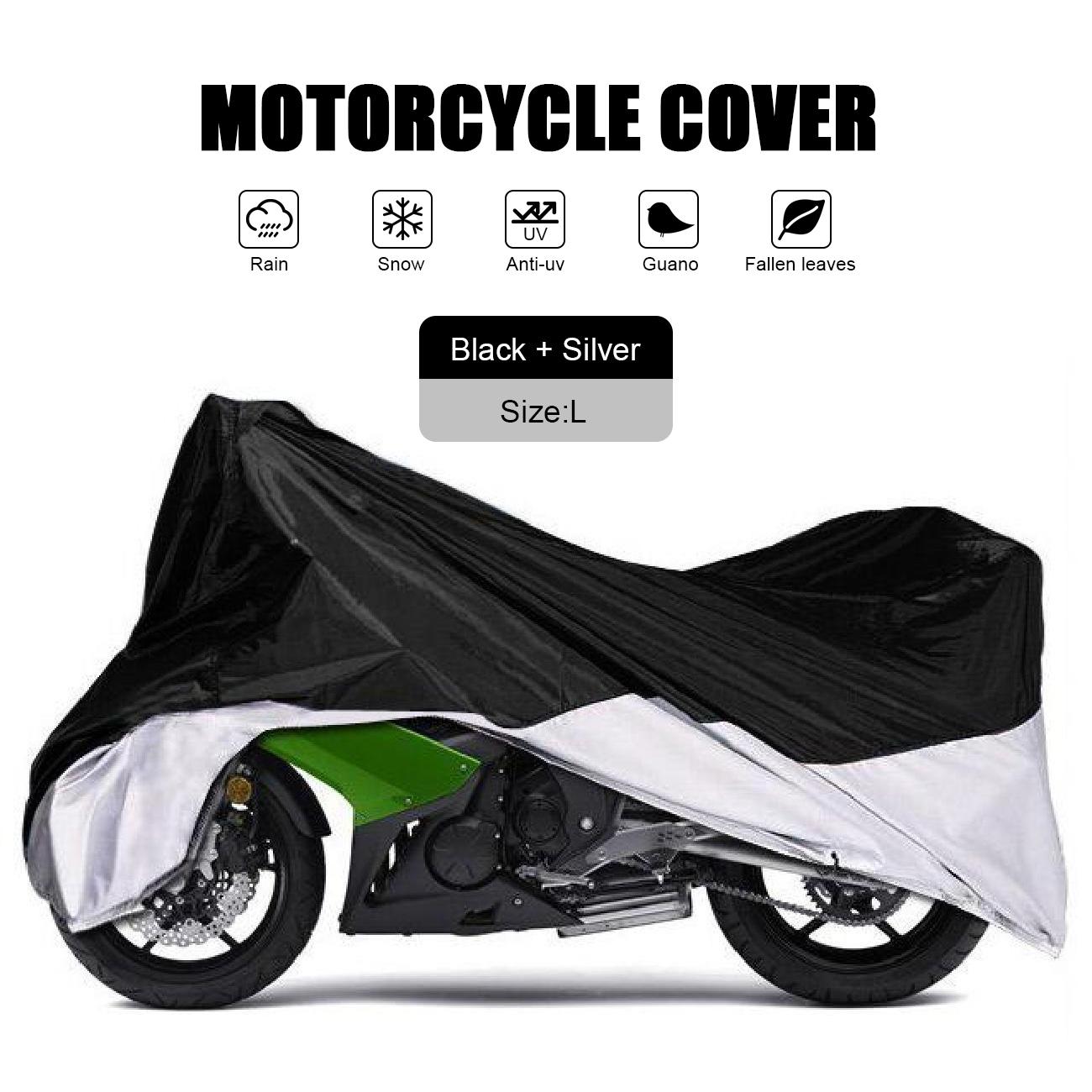 L Waterproof Motorcycle Rain Cover Fit For Suzuki GSXR 600 750 1000 1100 SV650