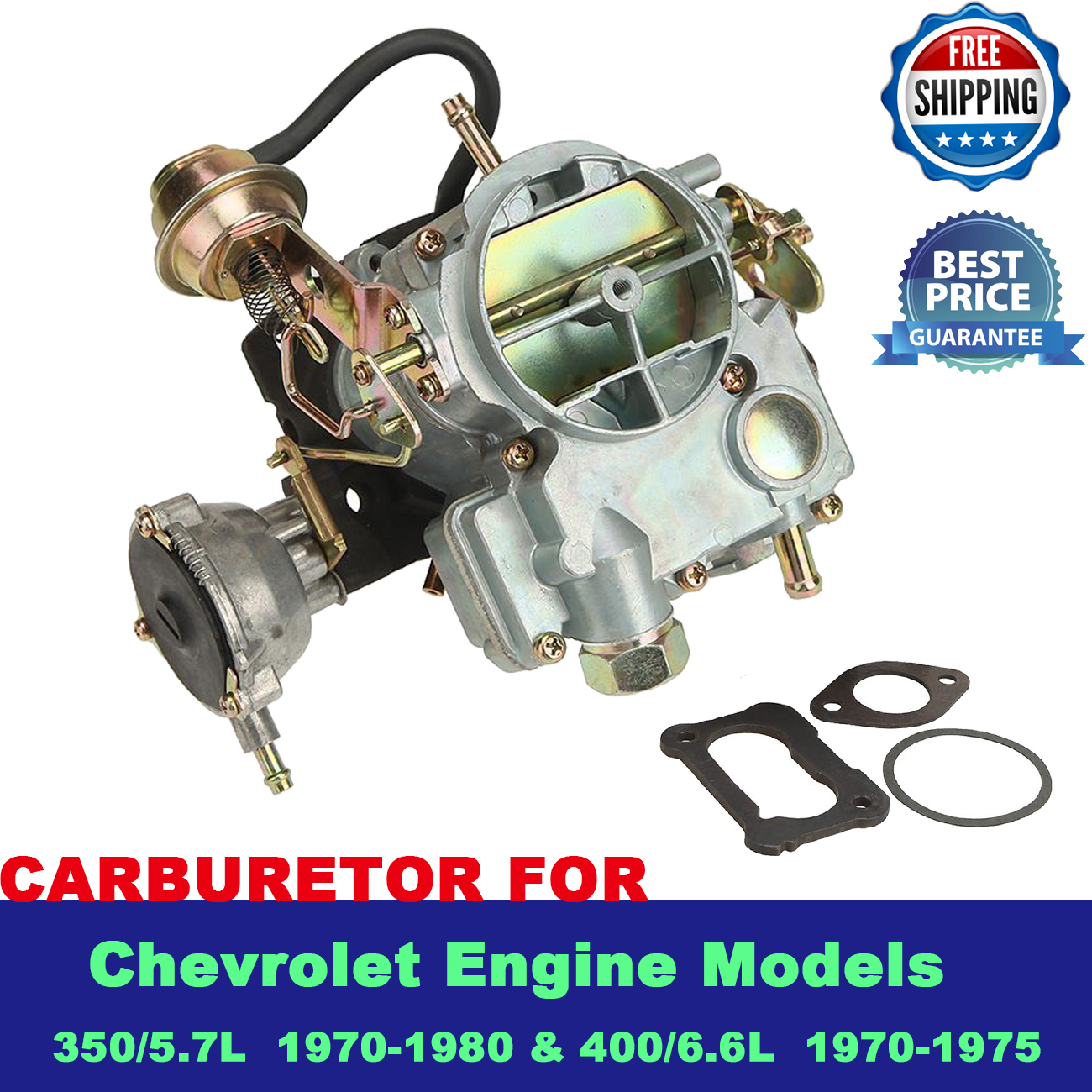 CARBURETOR CARB TYPE ROCHESTER 2GC 2 BARREL FIT FOR CHEVROLET ENGN 350 400 CHEVY