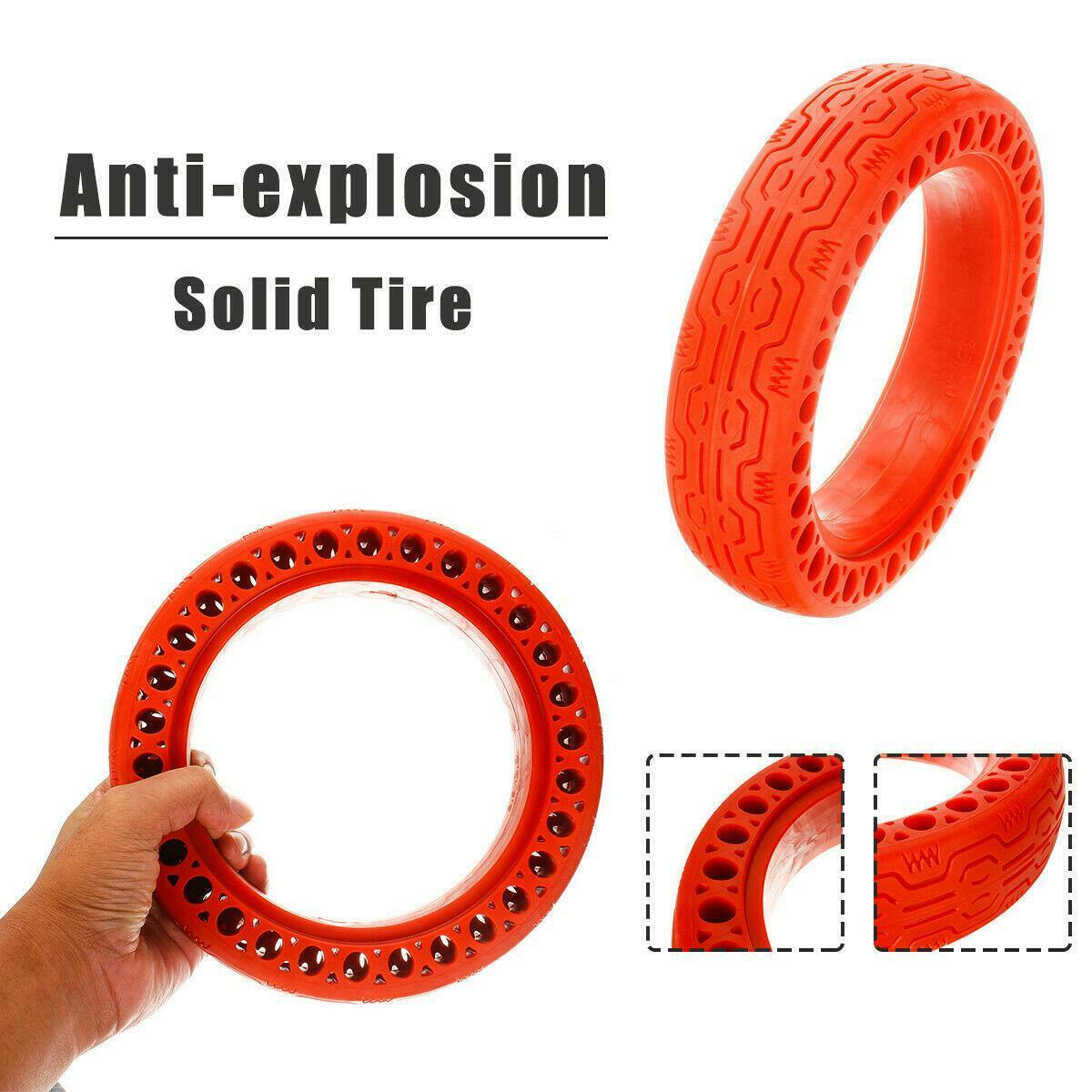 1/2Pcs For Xiaomi M365 Scooter Skateboard Tyre Solid Hole Tires Shock Absorber