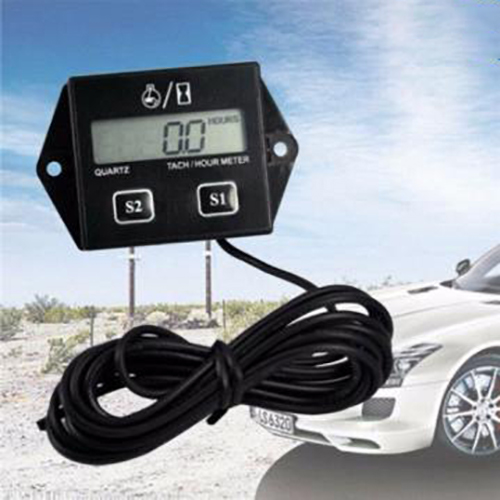 LCD Drehzahlmesser digital Tachometer für Motorsäge Kettensäge und andere  Takter 