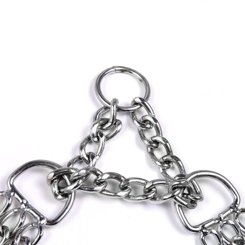 Hunde Kettenhalsband Hund Halsband Dreireihig Metall Hundehalskette