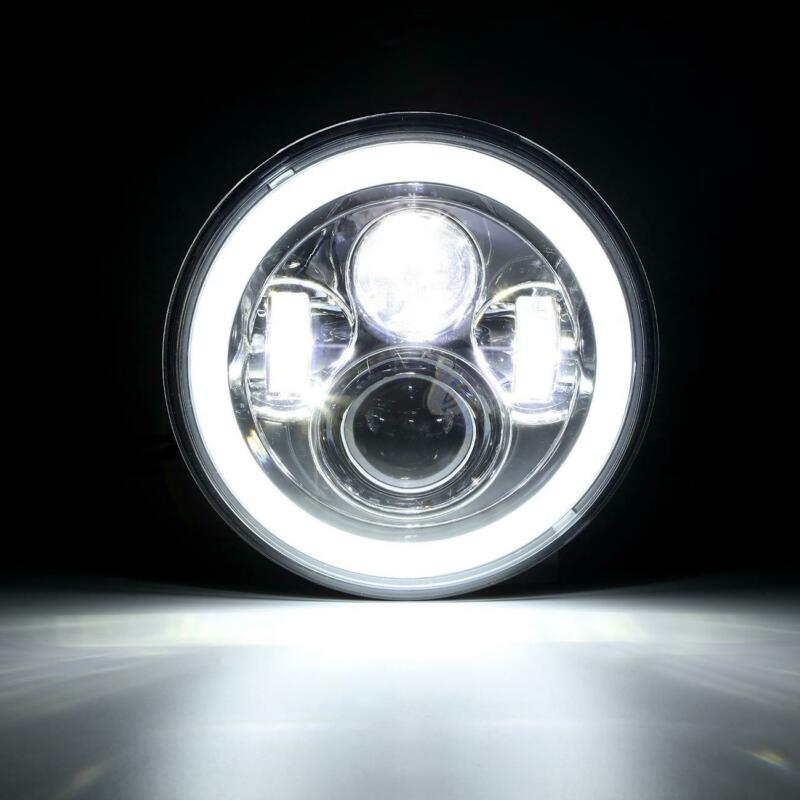 7 Inch 300W LED Headlights Round HI/LO Sealed Chrome Fit Chevy Pickup ...