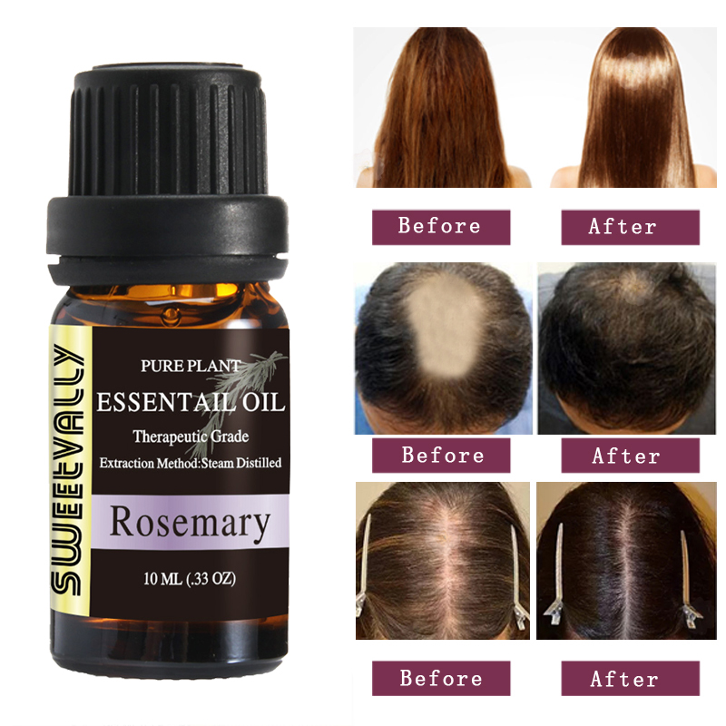 Hair for rosemary oil