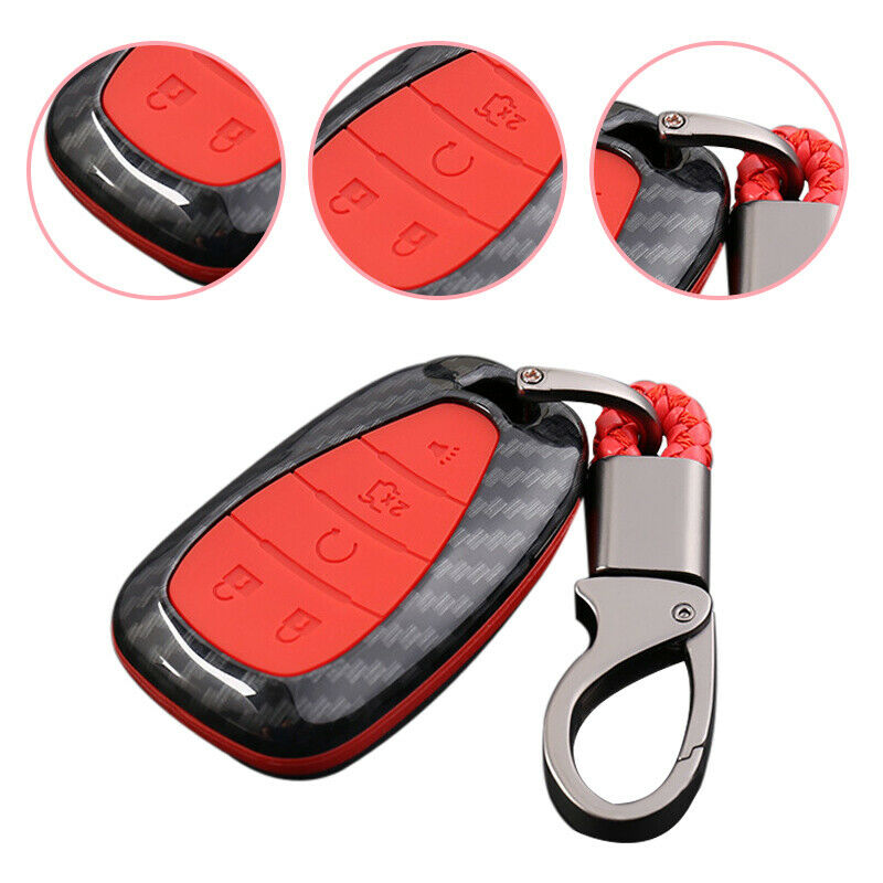 Carbon fiber Car key holder Trim For Chevrolet Camaro 2019 ...