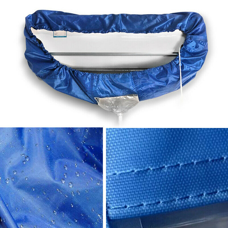 2size Air Conditioner Cleaning Bag Waterproof Dust Protector Cover Clean Washing Ebay 
