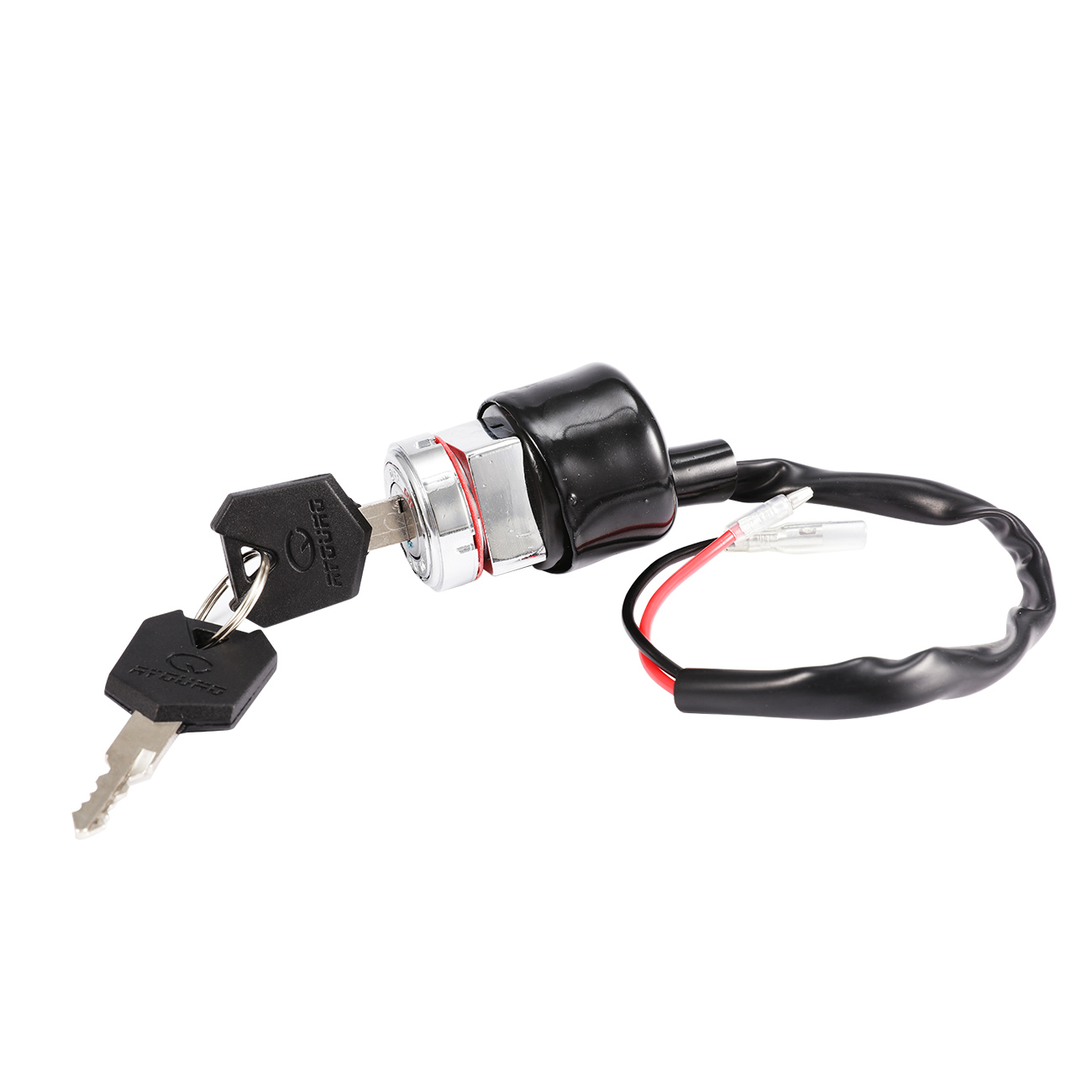 Universal Ignition Switch Motorcycle Key Switch 2 Wire Motorbike W 2 ...